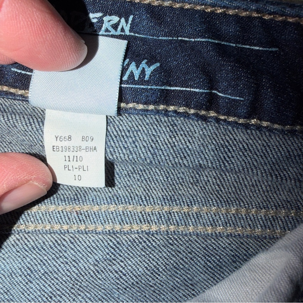 Eddie Bauer Modern Skinny Jeans Size 10 Dark Wash Women’s Jeans Stretch EUC - Picture 7 of 13